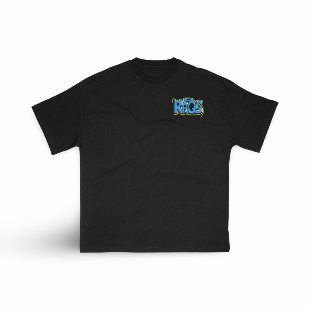 RaqsGear bubble graffiti tee (black)