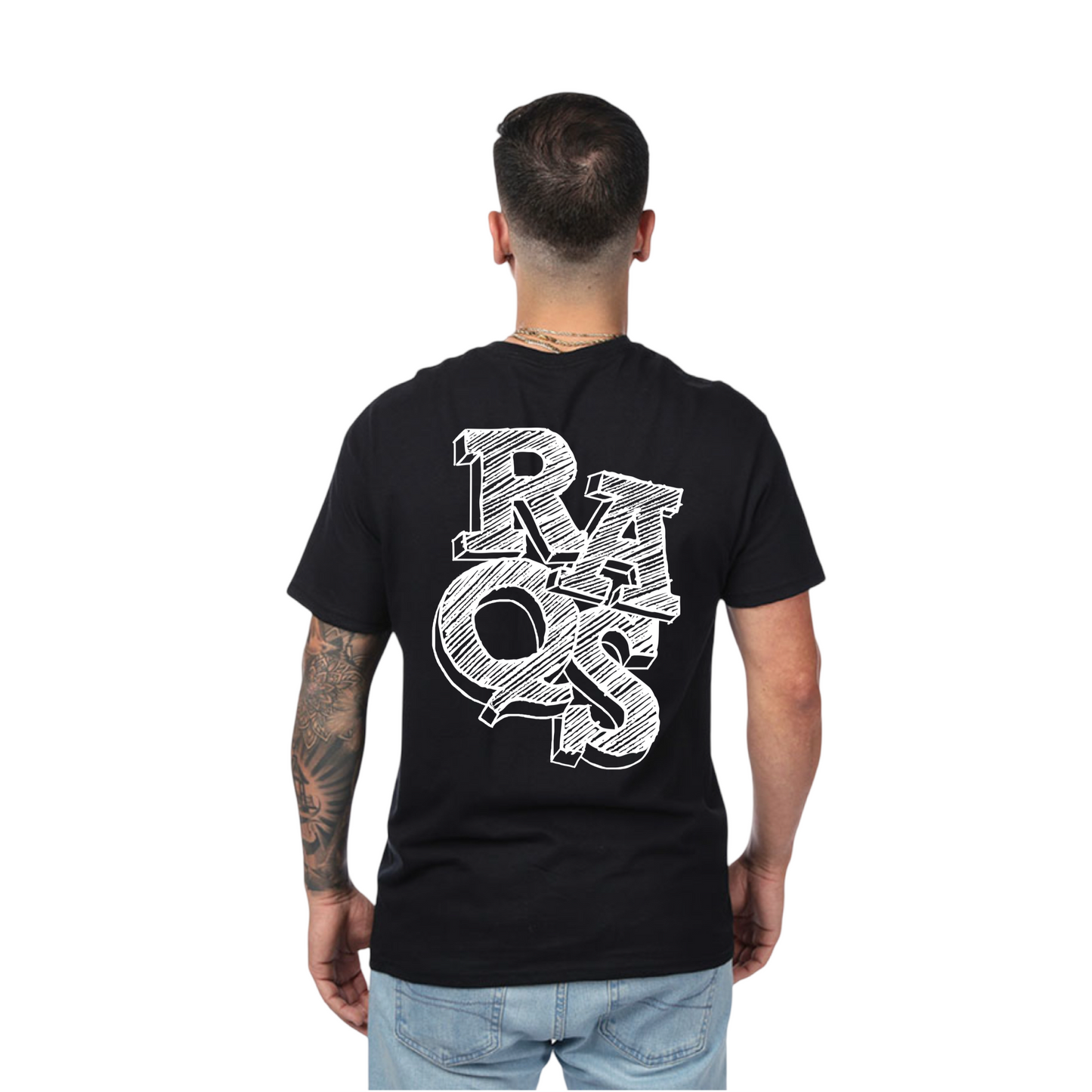Raqs scribbled Tee (black)