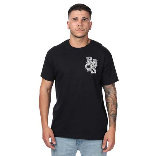 Raqs scribbled Tee (black)